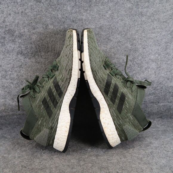 Adidas Shoes Mens 7.5 Athletic Sneakers PureBoost RBL Base Green Running Active - Picture 8 of 13
